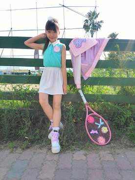 「子供服」｜bloc_betty_OFFICIALさん（キッズ・137cm）の夏コーディネート