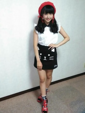 「アイテム（スカート）」を使った、bloc_betty_OFFICIALさん（キッズ・153cm）の夏コーディネート