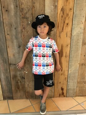 「BLOC（ブロック）のアイテム（ワンピース/ドレス）」を使った、bloc_betty_OFFICIALさん（キッズ・120cm）の夏コーディネート