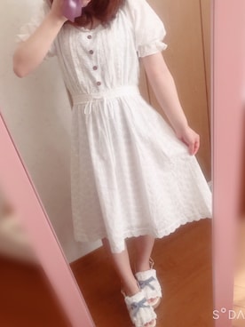 「axes femme POETIQUE（アクシーズファムポエティック）のアイテム（シューズ）」を使った、shoko⋈*｡ﾟさん（レディース・141cm）の夏コーディネート