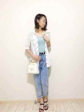 「MKT（エムケーティー）のアイテム（サンダル）」を使った、Nozoさん（レディース・168cm）の夏コーディネート