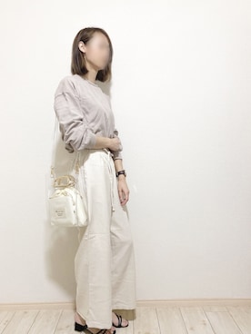 「MKT（エムケーティー）のアイテム（サンダル）」を使った、Nozoさん（レディース・168cm）の夏コーディネート