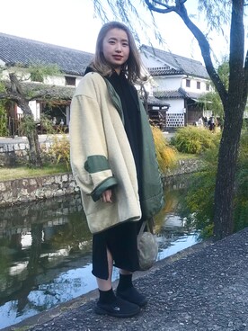 saori shikiさん（レディース・158cm）の秋コーディネート