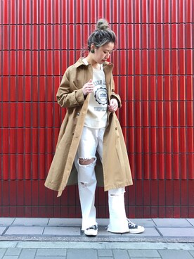 saori shikiさん（レディース・158cm）の冬コーディネート