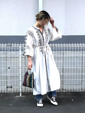 saori shikiさん（レディース・158cm）の春コーディネート