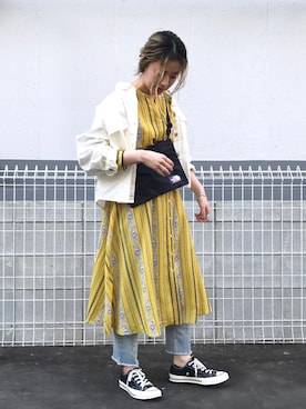 saori shikiさん(レディース・158cm)の春コーディネート