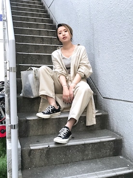 saori shikiさん（レディース・158cm）の春コーディネート