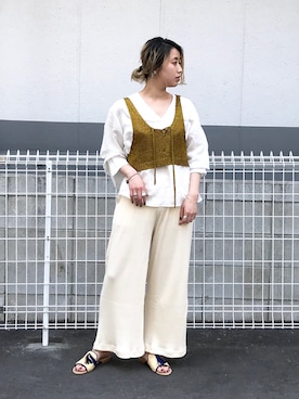 saori shikiさん(レディース・158cm)の春コーディネート