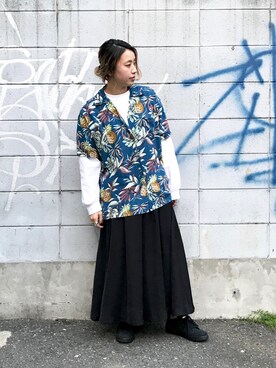 saori shikiさん（レディース・158cm）の春コーディネート