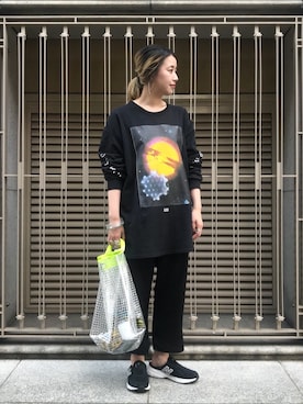 「WEEKEND(ER)（ウィークエンダー）のアイテム」を使った、saori shikiさん（レディース・158cm）の夏コーディネート