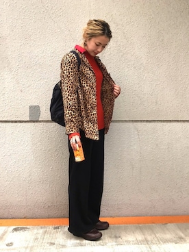 saori shikiさん（レディース・158cm）の秋コーディネート