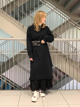 saori shikiさん（レディース・158cm）の冬コーディネート