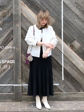 saori shikiさん（レディース・158cm）の春コーディネート