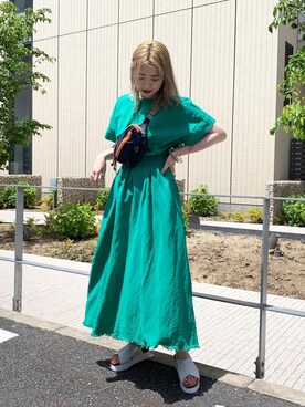 saori shikiさん（レディース・158cm）の春コーディネート