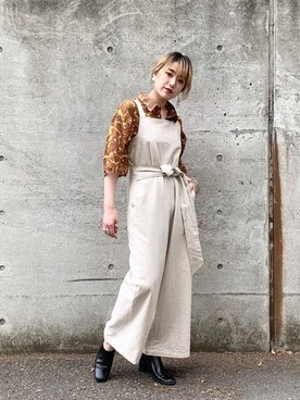 saori shikiさん（レディース・158cm）の春コーディネート