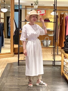 saori shikiさん（レディース・158cm）の春コーディネート