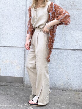 saori shikiさん（レディース・158cm）の夏コーディネート