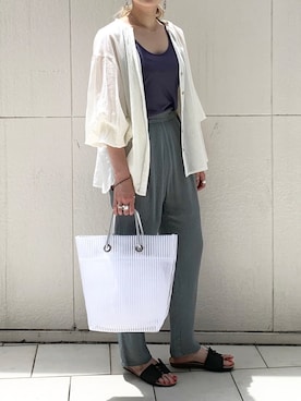 saori shikiさん（レディース・158cm）の夏コーディネート