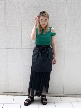 saori shikiさん(レディース・158cm)の夏コーディネート