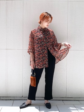 saori shikiさん（レディース・158cm）の夏コーディネート