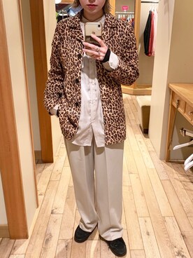 saori shikiさん（レディース・158cm）の冬コーディネート