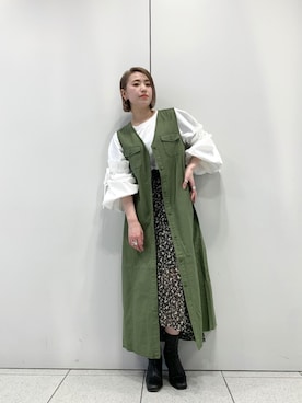 saori shikiさん（レディース・158cm）の春コーディネート
