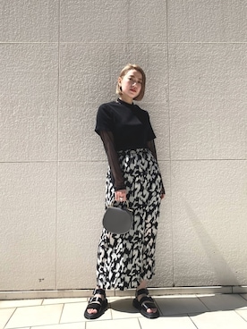 saori shikiさん（レディース・158cm）の春コーディネート