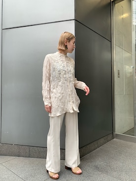 「BIANCA（ビアンカ）のアイテム」を使った、saori shikiさん（レディース・158cm）の春コーディネート