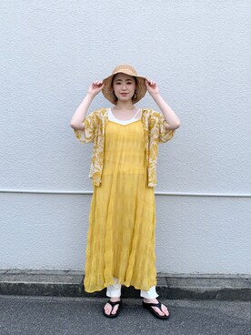 saori shikiさん（レディース・158cm）の春コーディネート