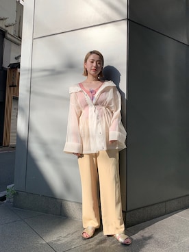 saori shikiさん（レディース・158cm）の春コーディネート