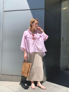 saori shikiさん（レディース・158cm）の夏コーディネート