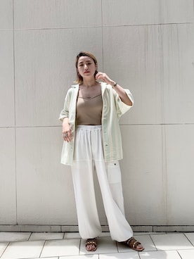 saori shikiさん（レディース・158cm）の夏コーディネート