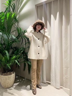 saori shikiさん（レディース・158cm）の冬コーディネート