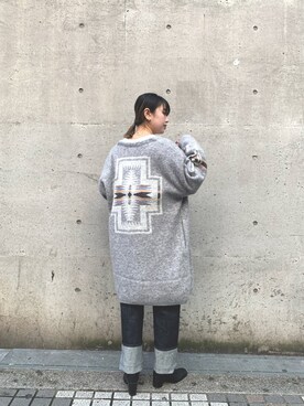 saori shikiさん（レディース・158cm）の冬コーディネート