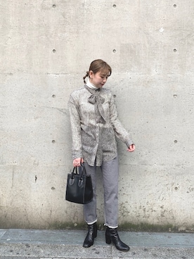 saori shikiさん（レディース・158cm）の春コーディネート