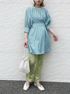 saori shikiさん（レディース・158cm）の春コーディネート