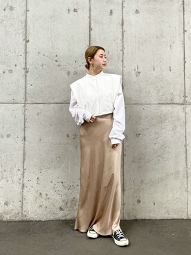 saori shikiさん（レディース・158cm）の春コーディネート