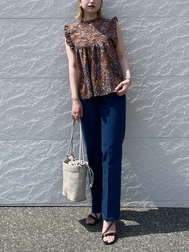 saori shikiさん（レディース・158cm）の春コーディネート