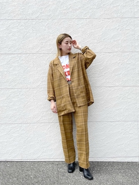 saori shikiさん（レディース・158cm）の春コーディネート