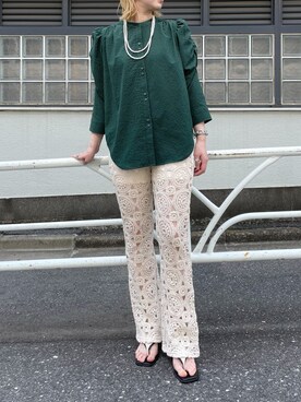 saori shikiさん(レディース・158cm)の春コーディネート