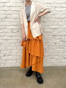 saori shikiさん（レディース・158cm）の夏コーディネート