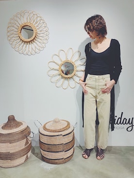 「アイテム（キャミソール）」を使った、まっしーさん（レディース・170cm）の夏コーディネート