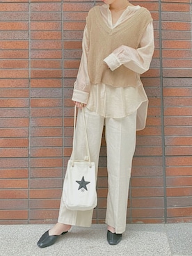 「ショートヘア」｜まっしーさん（レディース・170cm）の春コーディネート