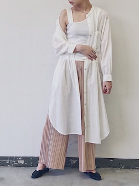 「ナチュラルスタイル」｜まっしーさん（レディース・170cm）の春コーディネート