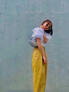 「Khaite（ケイト）のアイテム」を使った、osamidさん（レディース・167cm）の春コーディネート