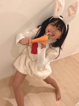 「バニ子」｜atuohanaさん（キッズ・120cm）の秋コーディネート