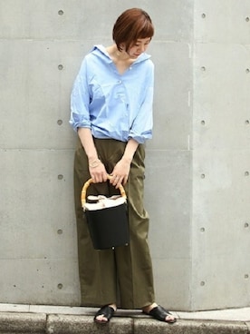 「journal standard L'essage（ジャーナルスタンダードレサージュ）のアイテム」を使った、Reimiさん（レディース・170cm）の春コーディネート