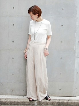 「journal standard L'essage（ジャーナルスタンダードレサージュ）のアイテム」を使った、Reimiさん（レディース・170cm）の夏コーディネート