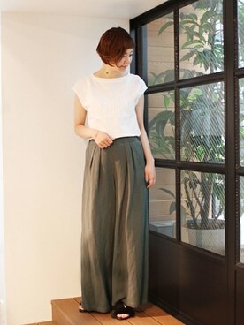 「journal standard L'essage（ジャーナルスタンダードレサージュ）のアイテム」を使った、Reimiさん（レディース・170cm）の夏コーディネート