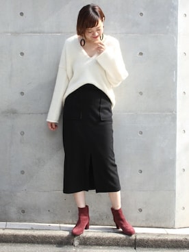 「journal standard L'essage（ジャーナルスタンダードレサージュ）のアイテム」を使った、Reimiさん（レディース・170cm）の冬コーディネート